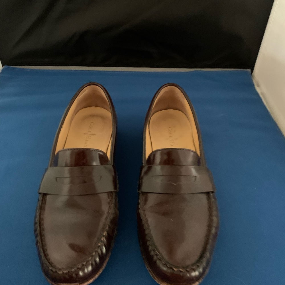 Classic Cole Haan Monroe Penny Loafers, Size 7.5, Brown/Cordavan